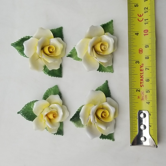 Royal Adderley Porcelain Yellow Rose Flowers - Picture 5 of 14